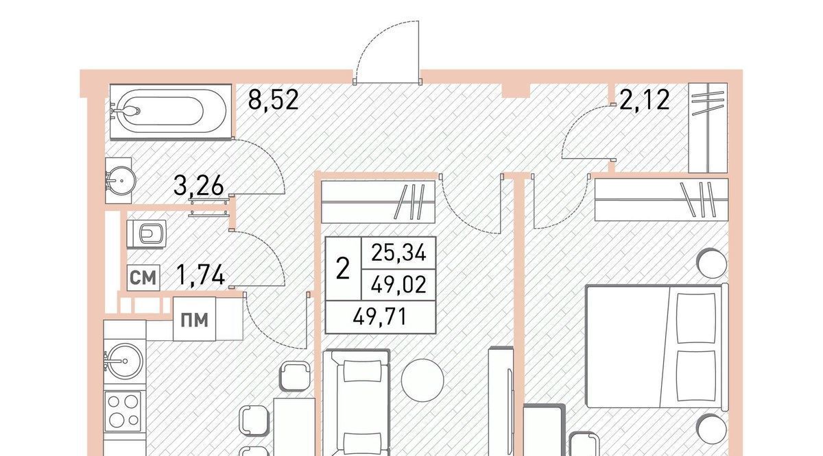 квартира г Балашиха мкр Саввино ЖК Столичный к 22, Некрасовка фото 1