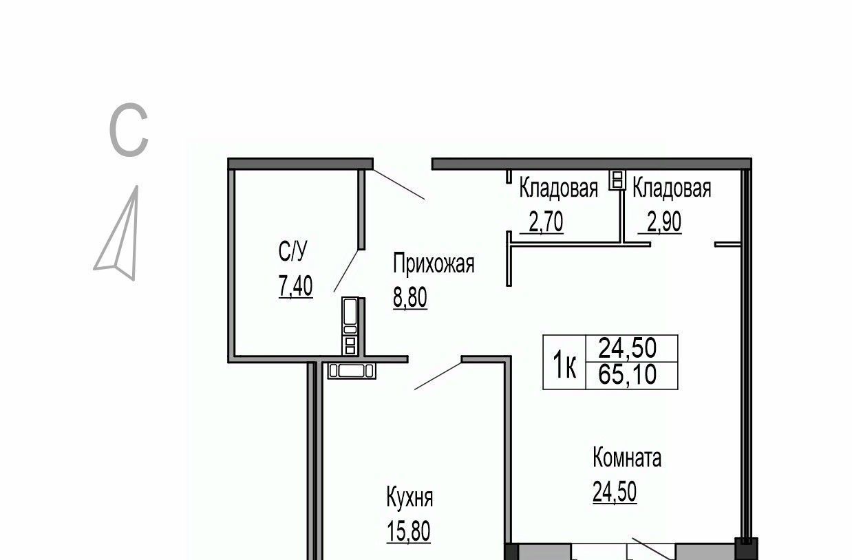 квартира г Ярославль р-н Кировский наб Которосльная 57 фото 1