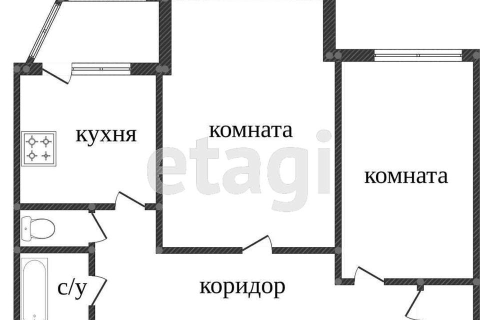 квартира г Сургут ул 50 лет ВЛКСМ 13 Сургутский район фото 1