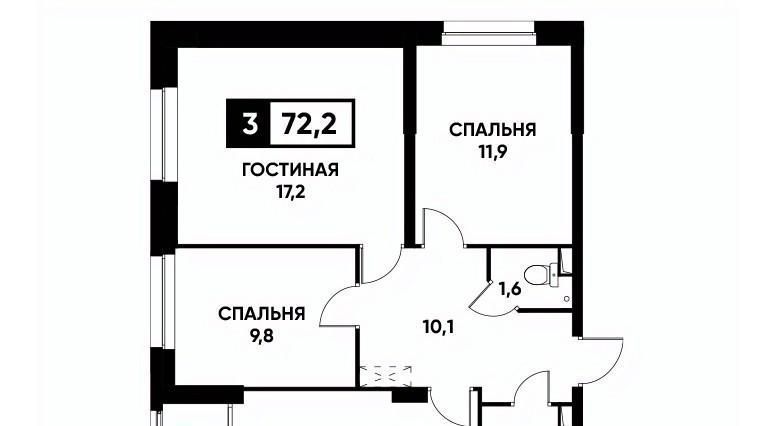 квартира г Ставрополь р-н Промышленный ул Тухачевского 33 фото 1