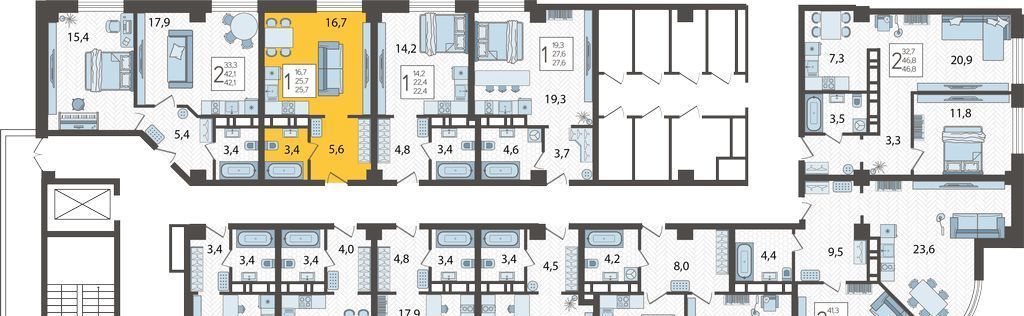 квартира г Краснодар р-н Карасунский ул Уральская 75/6 фото 4