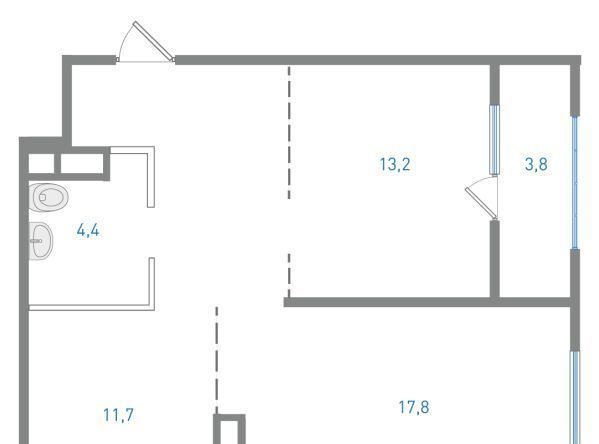 квартира г Хабаровск р-н Индустриальный ЖК «Экополис» фото 1