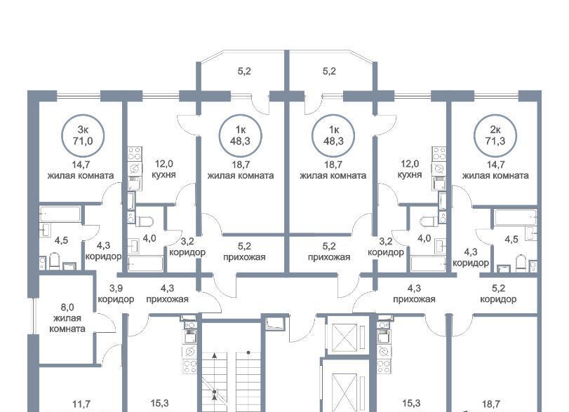 квартира г Сургут наб Ивана Кайдалова 20 24-й фото 2