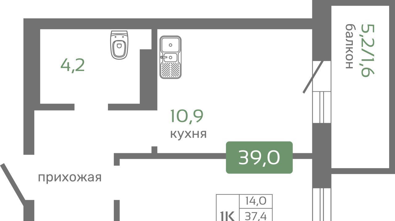 квартира г Красноярск р-н Октябрьский Мясокомбинат фото 1