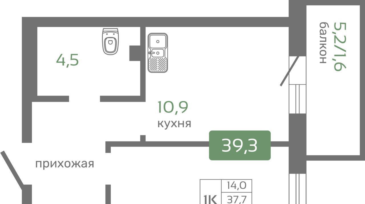 квартира г Красноярск р-н Октябрьский Мясокомбинат фото 1