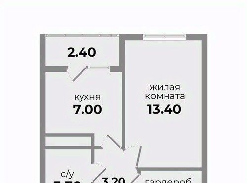 квартира р-н Шпаковский г Михайловск ул Прекрасная 19 жилой район «Гармония» жилрайон фото 1