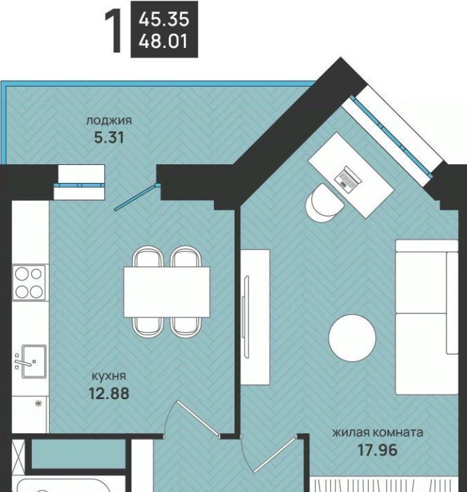 квартира г Архангельск Октябрьский ул Свободы 16 фото 1