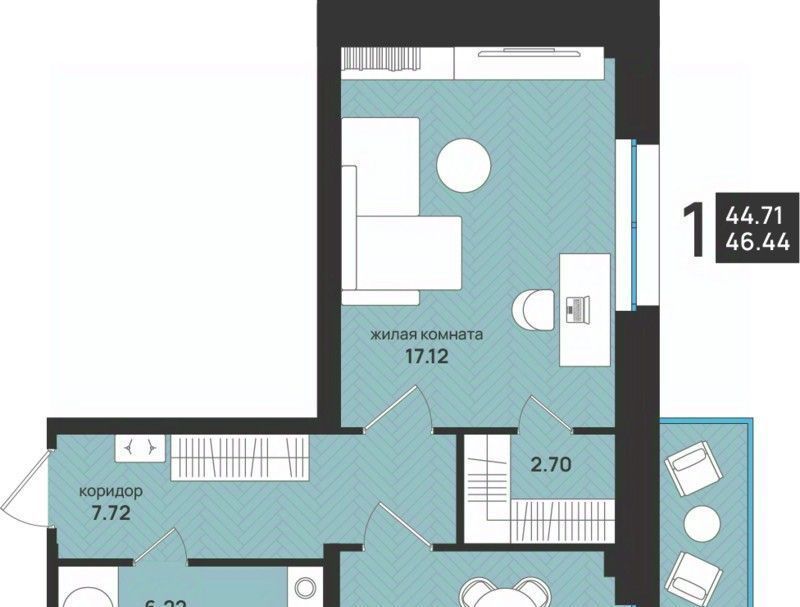 квартира г Архангельск Октябрьский ул Свободы 16 фото 1