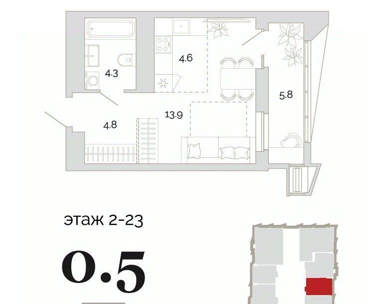 квартира г Пенза р-н Первомайский проезд Свердлова 2-й 4 фото 1