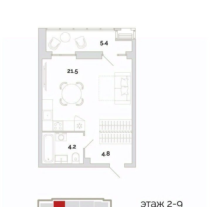 квартира г Пенза р-н Первомайский проезд Свердлова 2-й 4 фото 1