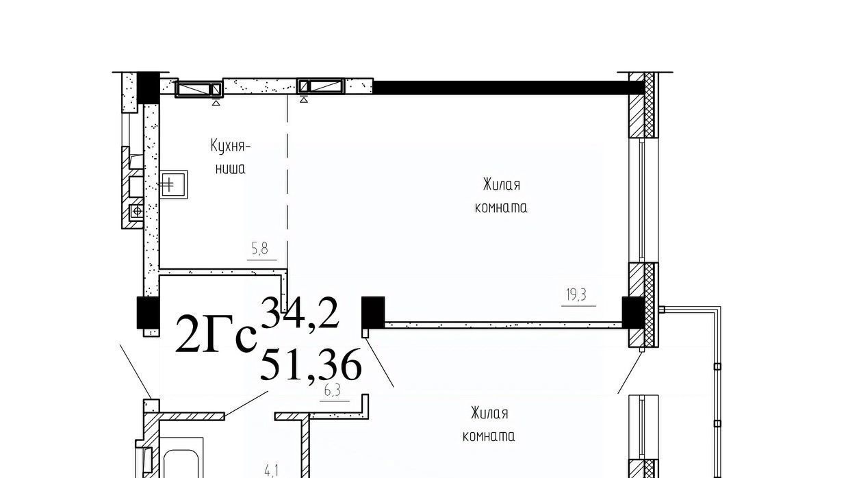 квартира г Новосибирск Золотая Нива ул Коминтерна 120с/10 фото 1