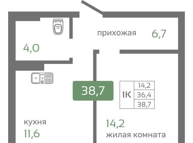 квартира г Красноярск р-н Октябрьский ул Норильская с 2 фото 1