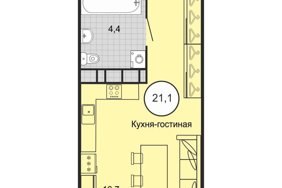 квартира р-н Шпаковский г Михайловск пер Князевский фото 1