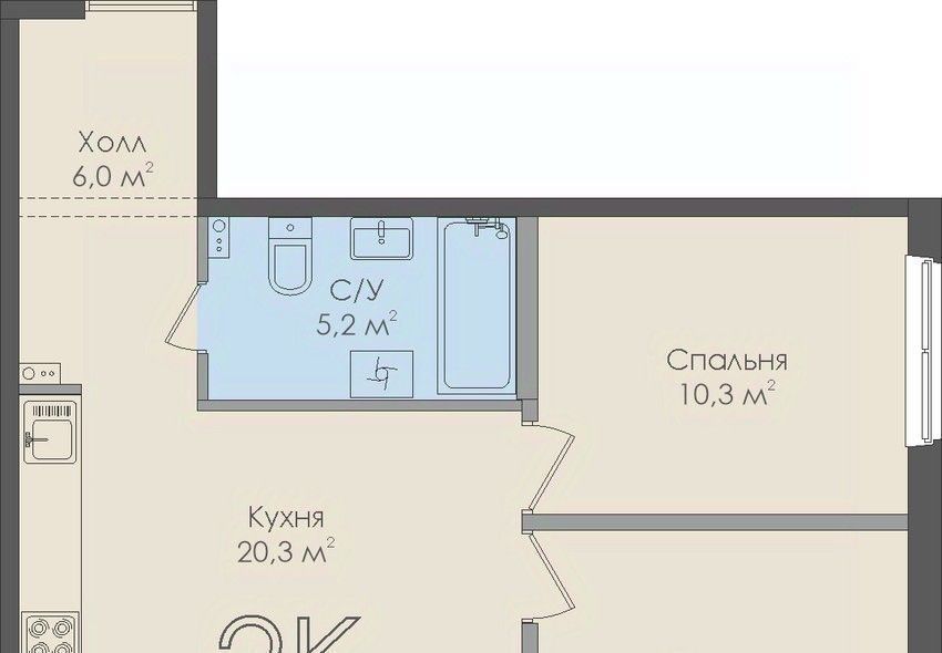 квартира г Великий Новгород ул Нехинская 20к/1 фото 1