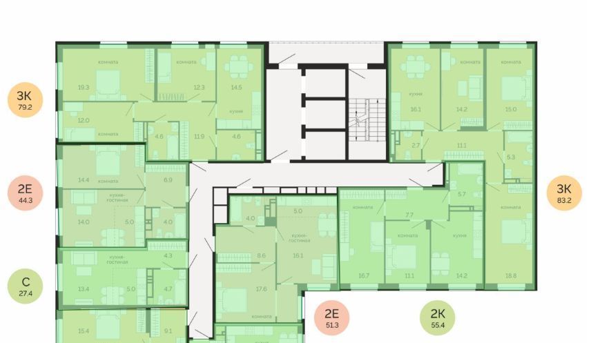 квартира г Пермь р-н Свердловский ул Куйбышева 135 фото 2