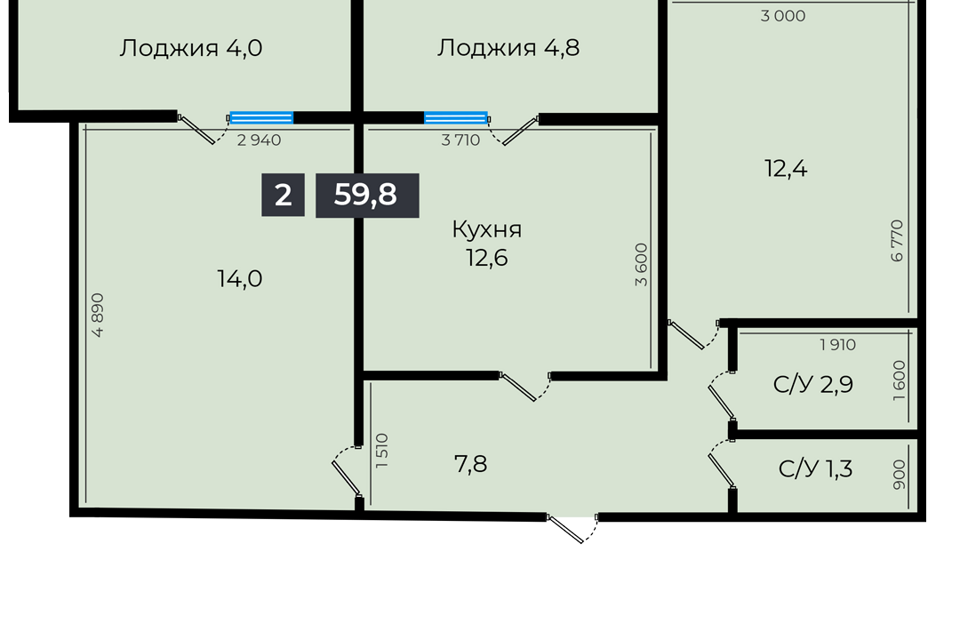 квартира г Ставрополь ул Южный обход 53в городской округ Ставрополь фото 1