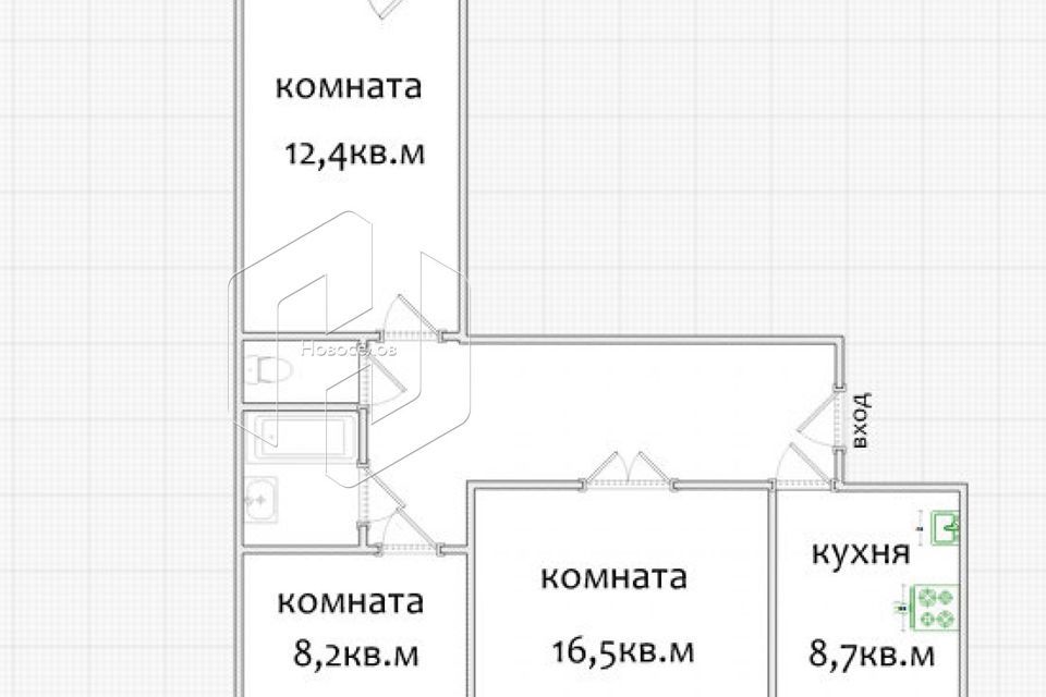 квартира г Рузаевка б-р Горшкова 14 Рузаевский район фото 3