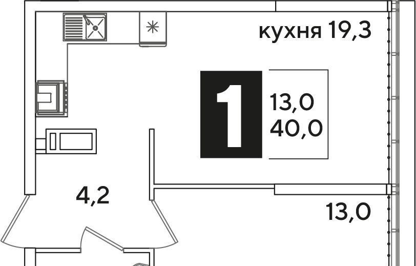 квартира г Краснодар р-н Прикубанский ЖК Самолёт-6 фото 2