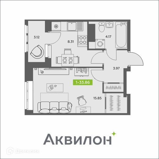 квартира г Архангельск пр-кт Ленинградский городской округ Архангельск фото 1