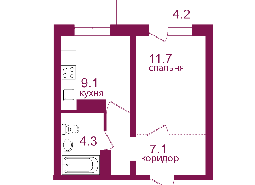 квартира г Иркутск мкр Топкинский 67 Иркутск, муниципальное образование фото 1