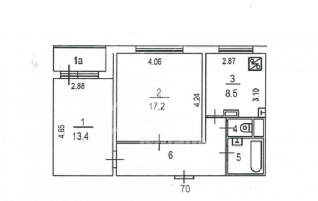 квартира г Москва метро Медведково ул Корнейчука 33 фото 23