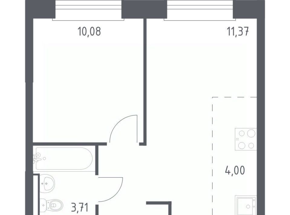 квартира г Москва п Сосенское д Столбово метро Коммунарка Эко Бунино жилой комплекс, 14. 2 фото 1