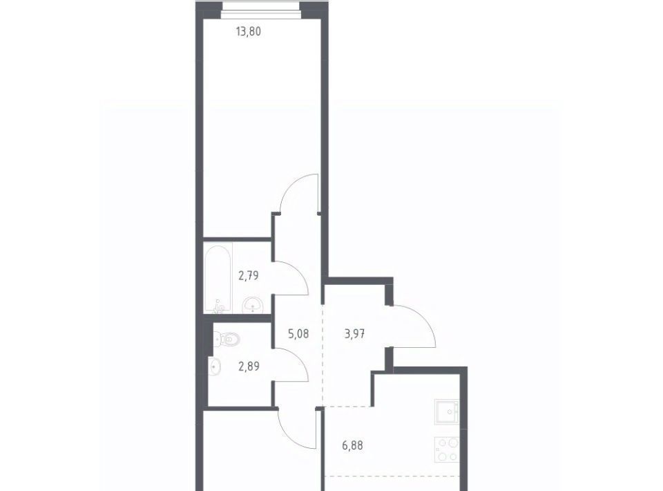 квартира г Москва п Кокошкино Кокошкино, № 37 кв-л фото 1