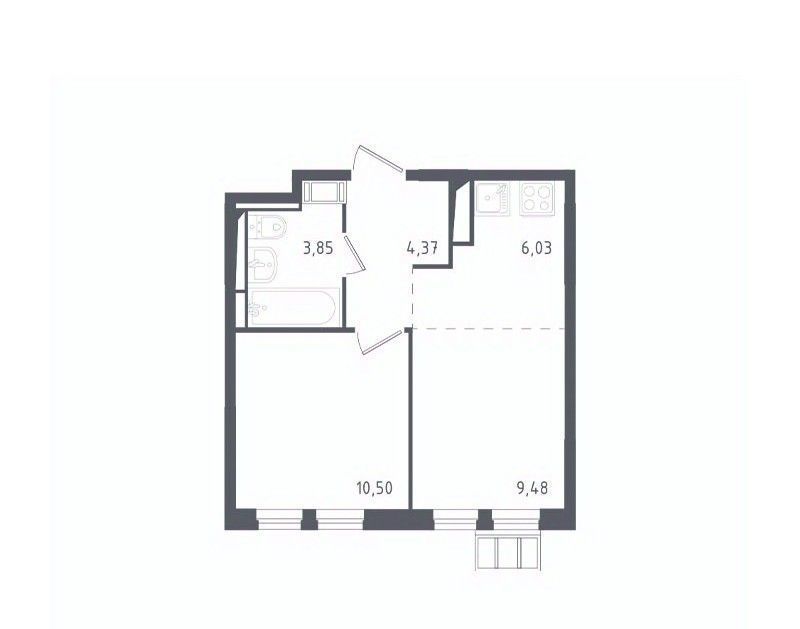 квартира г Видное ЖК Горки Парк к 3. 1, Домодедовская фото 1