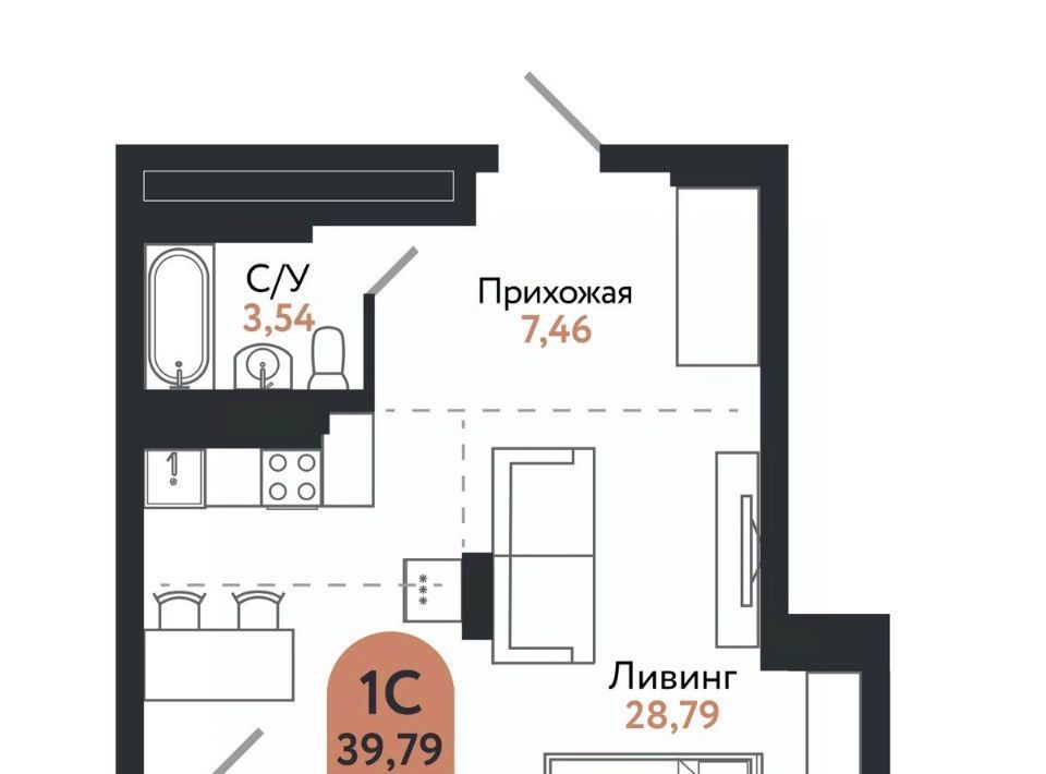 квартира г Томск р-н Ленинский пр-кт Ленина 206в фото 1