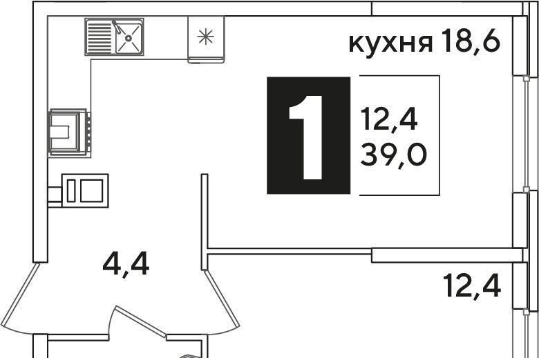 квартира г Краснодар р-н Прикубанский ЖК Самолёт-6 фото 4