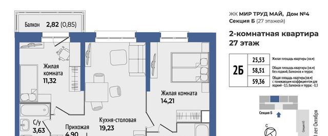 ЖК «Мир Труд Май» Проспект Космонавтов, жилрайон фото