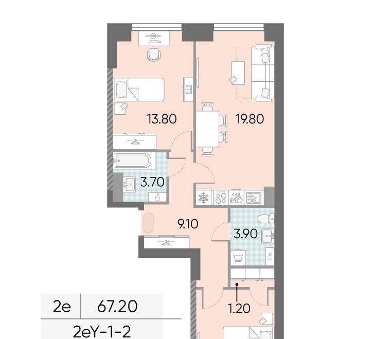 квартира г Москва метро Калужская ЖК «Обручева 30» 40-й кв-л, к 1 фото 1