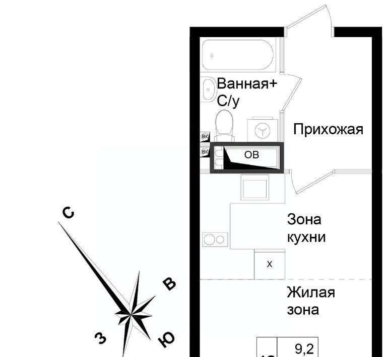 квартира г Химки ул Имени К. И. Вороницына 18к/1 Молжаниново фото 1