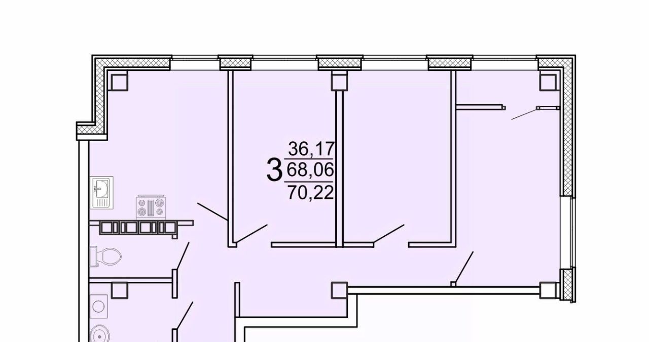 квартира г Хабаровск р-н Железнодорожный ул Тимощука 3/1 фото 1