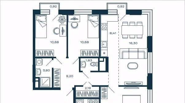 квартира г Красногорск Павшино ЖК М_5 к 5, Красногорская фото 1