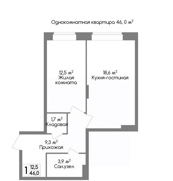 квартира г Тула п Западный 2-й ул Маяковского 39 п Скуратовский р-н Центральный фото 1