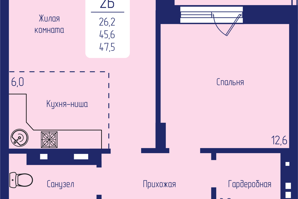 квартира г Красноярск пр-кт Свободный 66л городской округ Красноярск фото 1