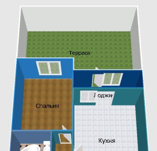квартира г Рязань р-н Железнодорожный ул Земнухова фото 2