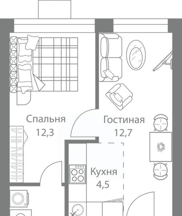 квартира г Москва метро Сетунь ЖК Стеллар Сити фото 1