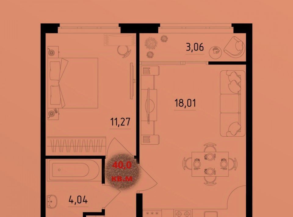квартира г Рязань р-н Железнодорожный ш Московское 2 фото 1