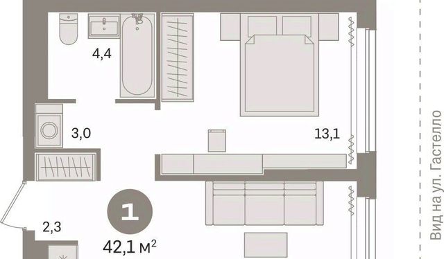 р-н Калининский ул Тимирязева 8к/1 фото