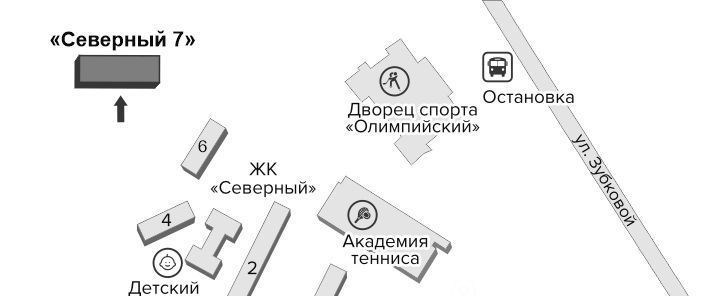 квартира г Рязань р-н Октябрьский мкр Олимпийский городок ЖК «Северный» фото 4
