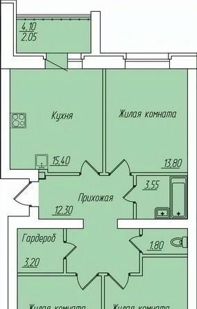 квартира р-н Калининский дом 28 фото