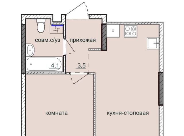 р-н Индустриальный Культбаза ЖК «Ежевика» 9 жилрайон, 8-й мкр фото