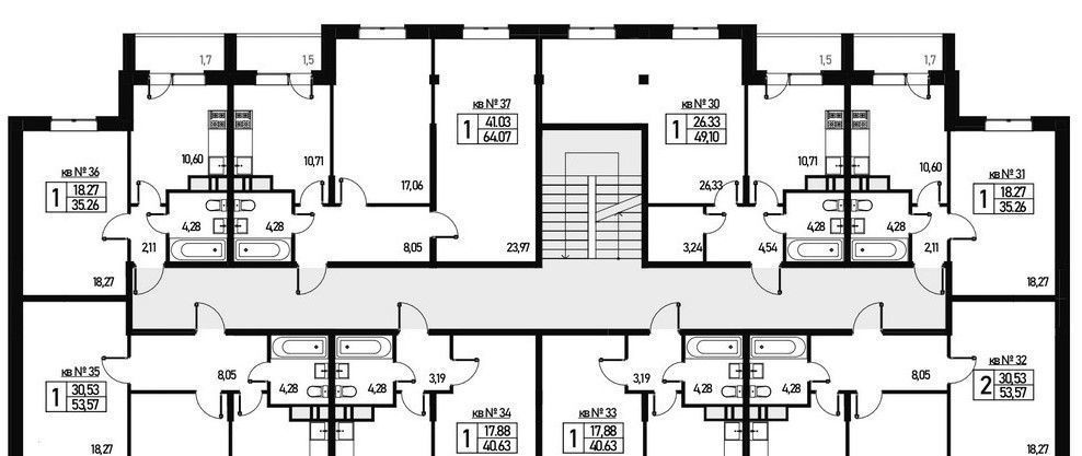 квартира г Москва п Новофедоровское ул Генерала Донскова 27к/3 ТиНАО фото 2