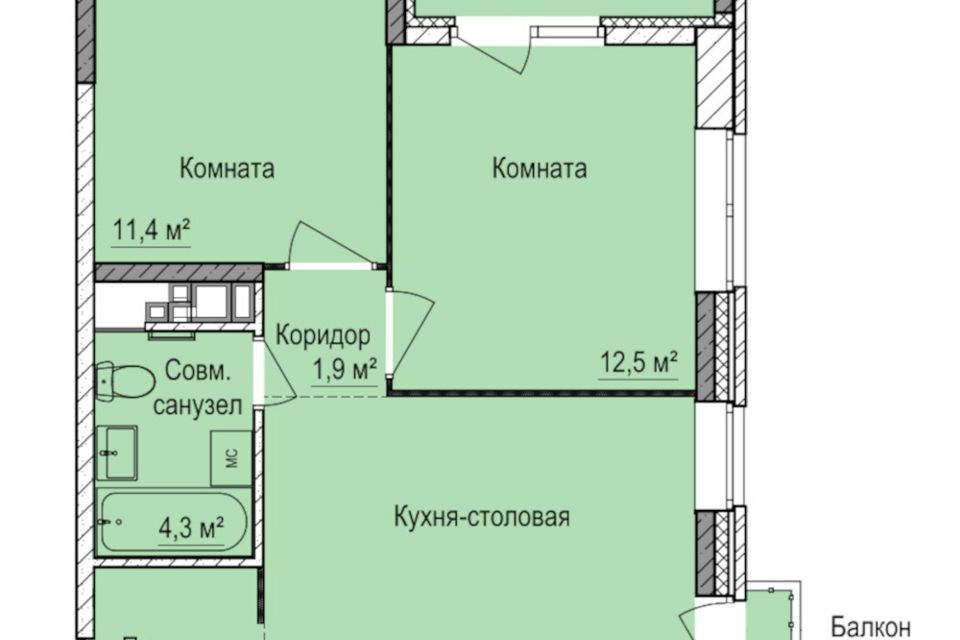 квартира г Ижевск ул 10 лет Октября городской округ Ижевск фото 1