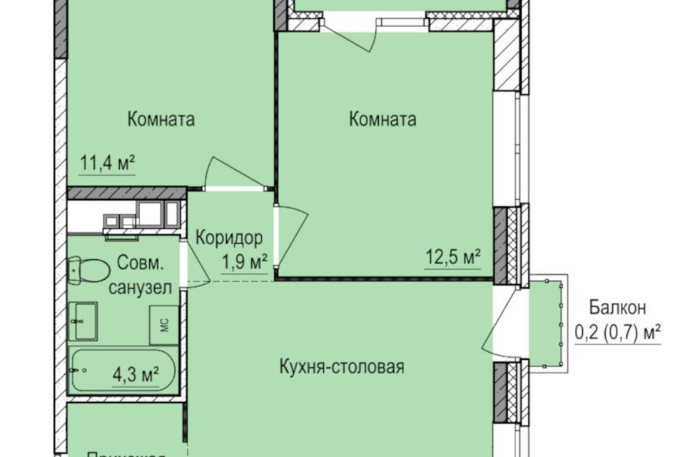 квартира г Ижевск ул 10 лет Октября городской округ Ижевск фото 1