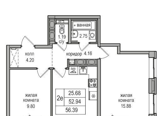 дом 52к/1 р-н Выборгский фото