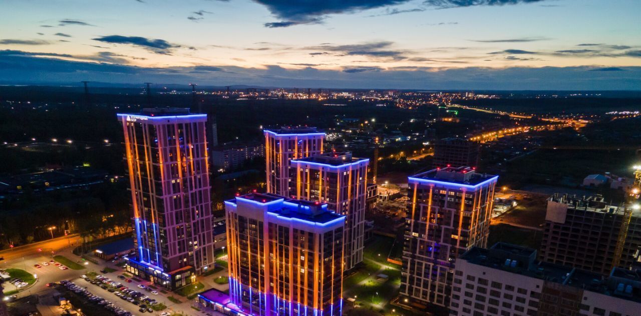 квартира г Екатеринбург Эльмаш ЖК Изумрудный Бор Проспект Космонавтов, жилрайон фото 14
