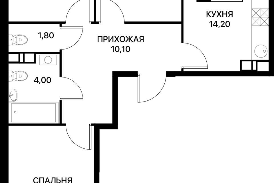 квартира г Ростов-на-Дону городской округ Ростов-на-Дону, жилой комплекс Полёт фото 1